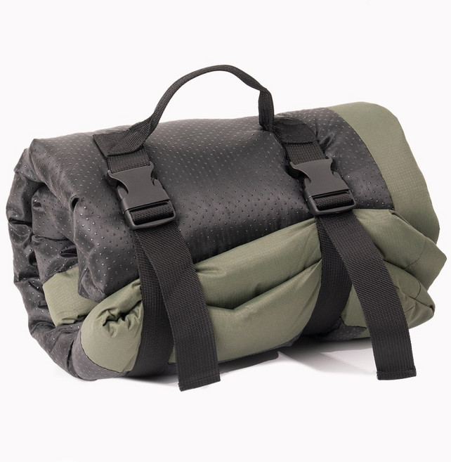 타닥 방수 강아지 대형 방석 휴대가 편한 경량 논슬립 매트, 1개, 올리브