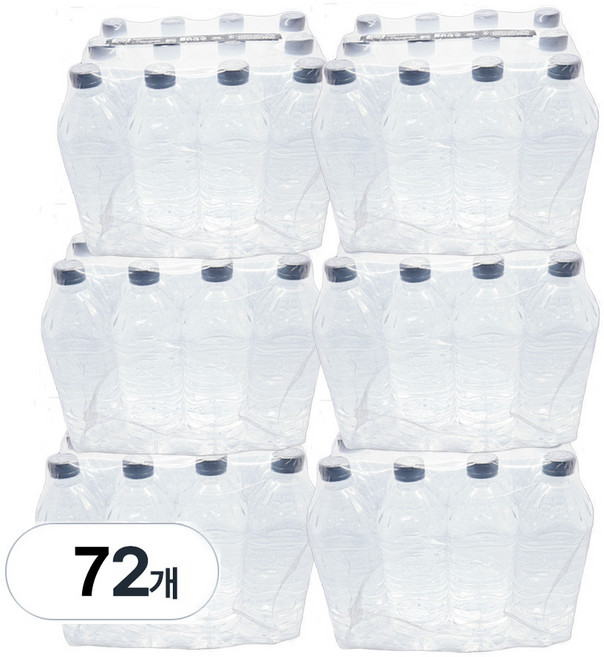 순창샘물 무라벨, 72개, 1L