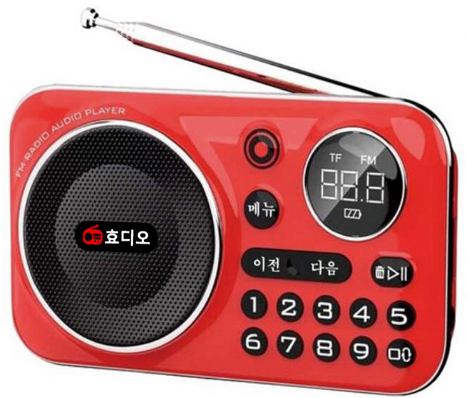 효디오 고급 효도라디오 H-69 좋은가요 1007곡 대찬가요 1000곡 포함 노래 합본 세트, 1000곡+라디오, 블랙