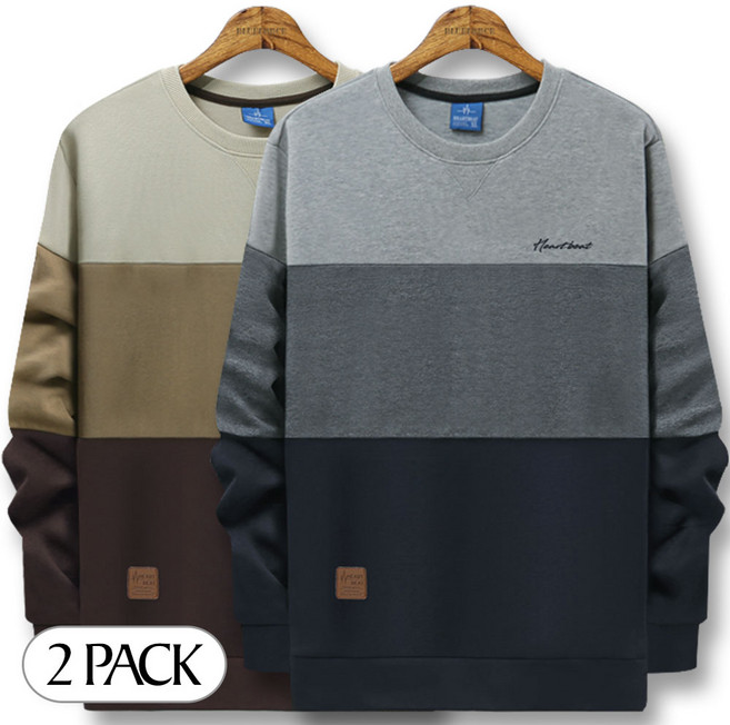 블루포스 라디넴 맨투맨 1+1세트 남자 긴팔 티셔츠 남성 빅사이즈 운동복 가을 단체티 커플티 츄리닝