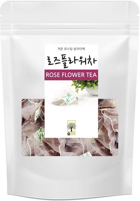 로즈플라워 50티백 숲으로허브 삼각티백, 1개, 50개입, 500mg