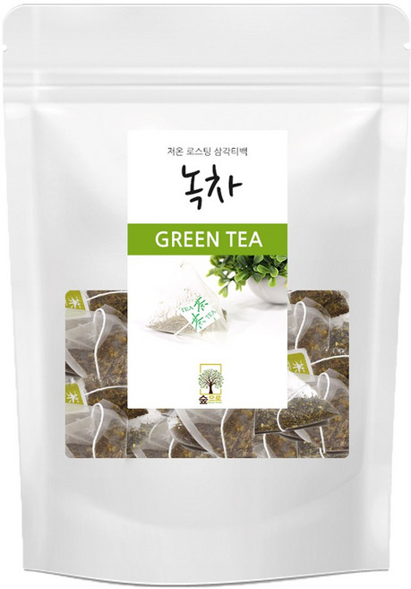 녹차 50티백 숲으로허브 삼각티백, 1g, 50개입, 4개