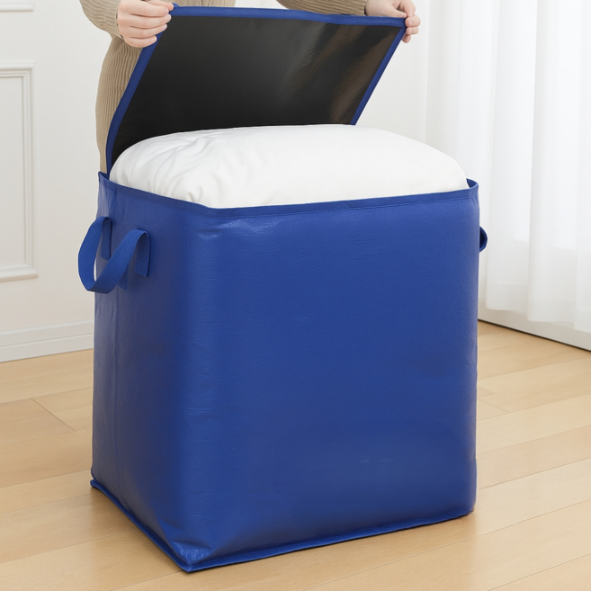 쏨콩 초대형 방수방습 마모방지 튼튼한 이사가방 240L, 1개, 1단, 블루