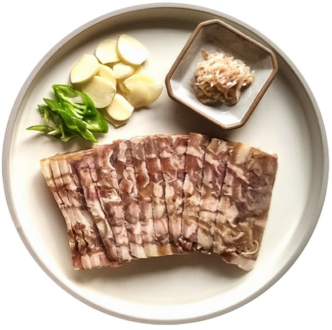 쫄깃 제주흑돼지 뒷다리살 편육, 6개, 150g