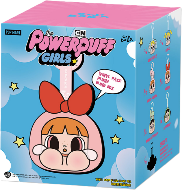 캔디스토어 크라이베이비 x 파워퍼프걸 정품 시리즈 인형 키링 랜덤박스