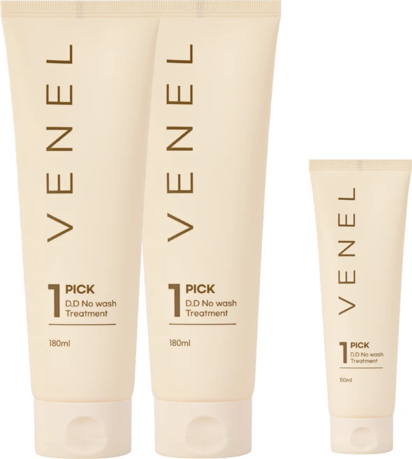 (세트기획) 브넬 디디 노워시 트리트먼트 180ml 2개 + 여행용 미니 1개 - 쿠팡