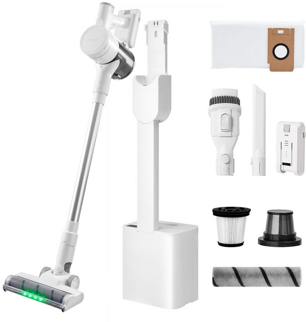 신제품 홈리아 클린스테이션 차이슨 무선청소기 BLDC + 다양한 구성품, 화이트, 220BL-CST