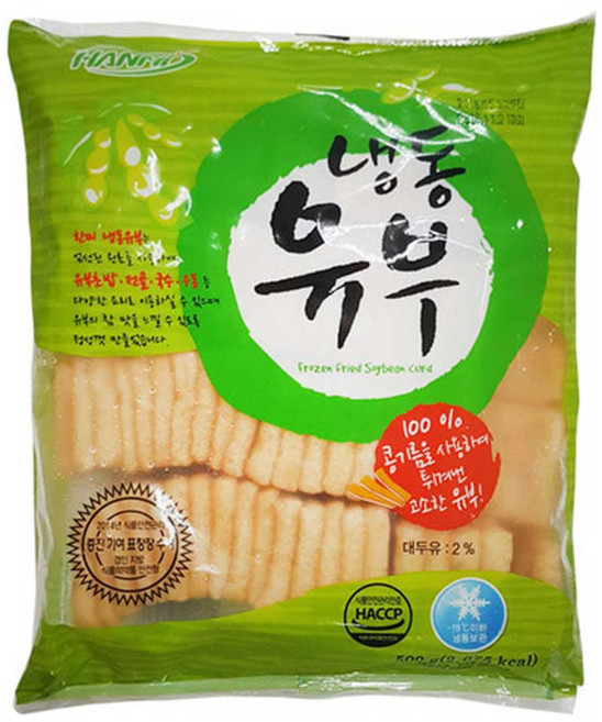 푸드드림 한미 냉동유부(사각) 500g, 1개