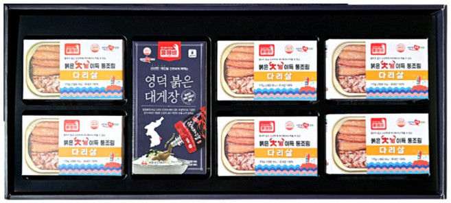 영덕 붉은대게이득 통조림 다리살, 선물세트(고급형), 1세트