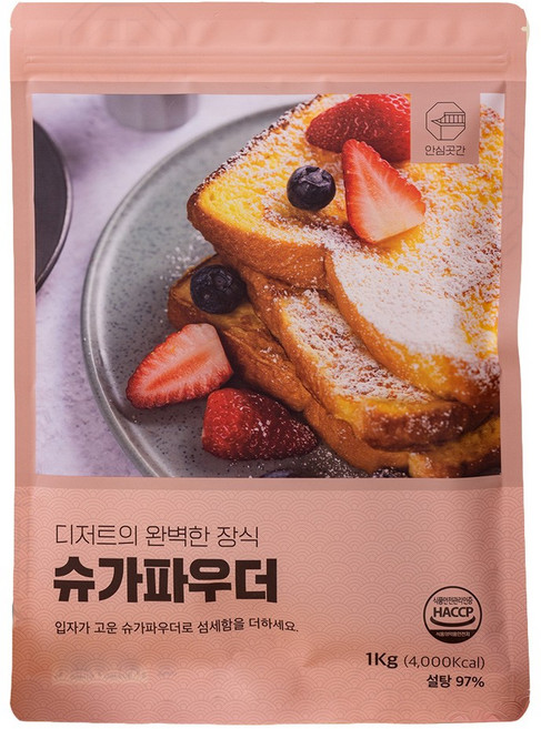 안심곳간 슈가파우더, 2개, 1kg