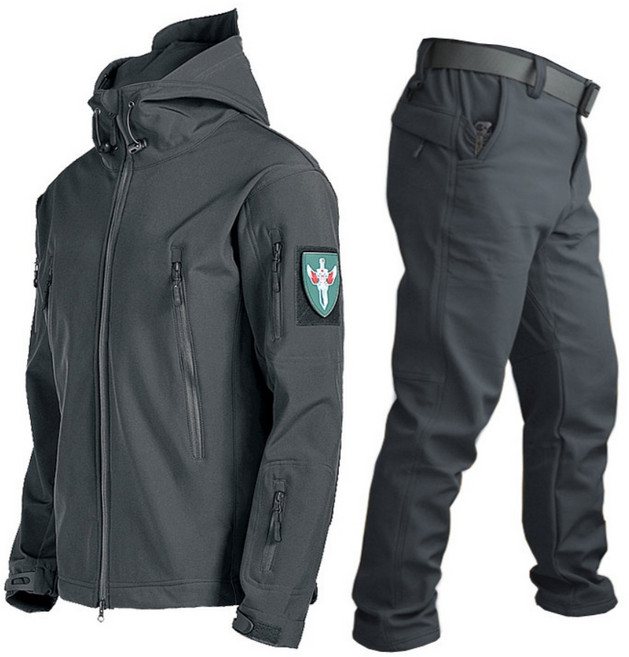겨울 작업복 근무복 상하세트 방수 방한자켓