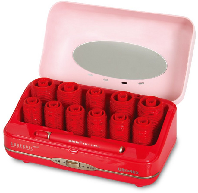 유토렉스 고데롤 플러스 고데기 헤어롤 무손상 스타일러 볼륨 히피펌 매직 롤고데기, 단품, UHS-3300R