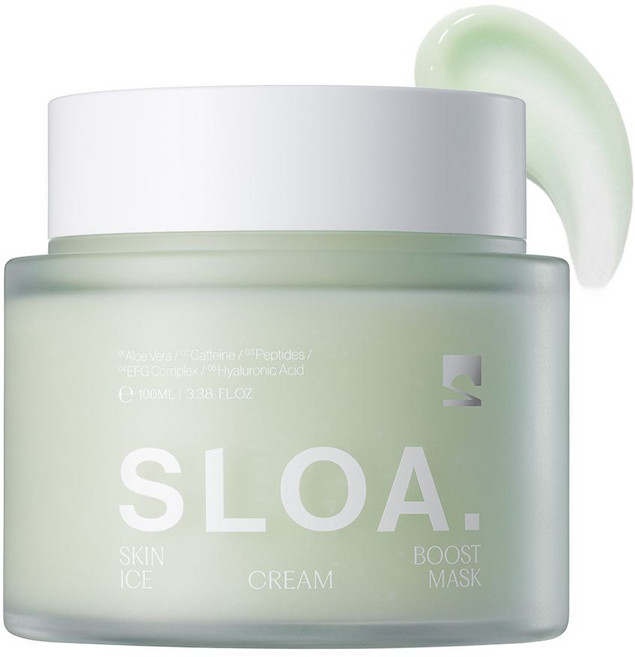 슬로아 스킨 부스트 아이스 크림 마스크 100mL, 1개