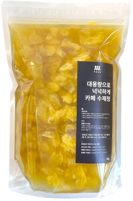 새청달청 수제 생강청 생강차 카페 납품, 1개, 1개입, 2kg