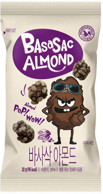 산과들에 하루견과 바사삭 아몬드, 20g, 30개