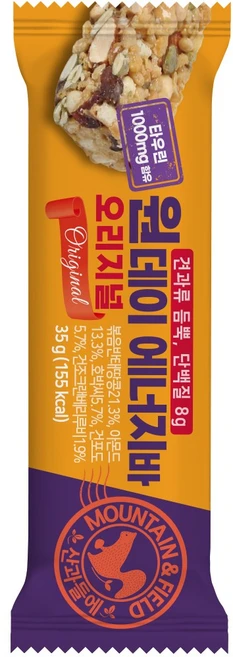 산과들에 원데이 에너지바 오리지널 10개 세트 350g, 350g(10개입), 2개 - 쿠팡