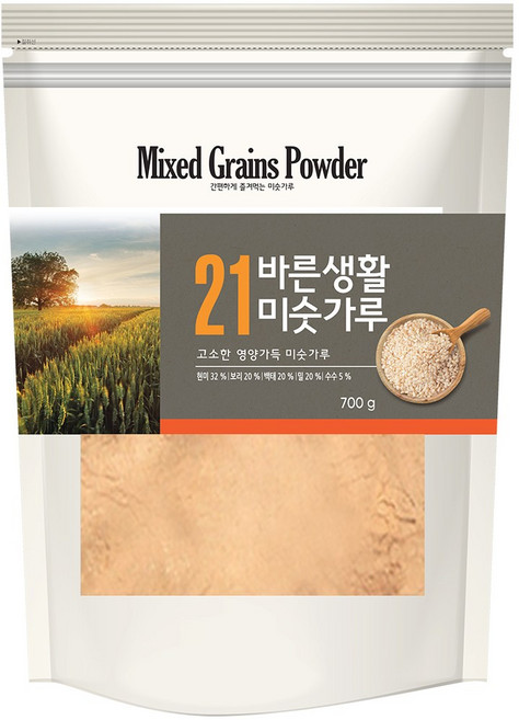 산과들에 바른생활 미숫가루 700g, 2개