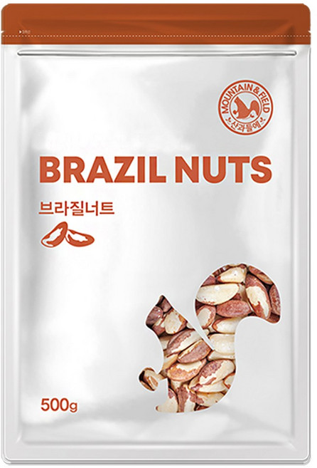 산과들에 브라질너트 1kg 25년산 햇견과, 500g, 2개