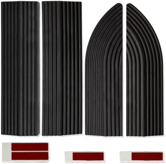 우리비즈 로봇청소기 문턱경사대 경사로 발판, 1개, 블랙