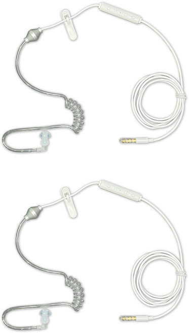 디보이스 TE-05S 경호원 경호용 이어폰 무통증 이어폰 인이어 스마트폰겸용 4극 플러그