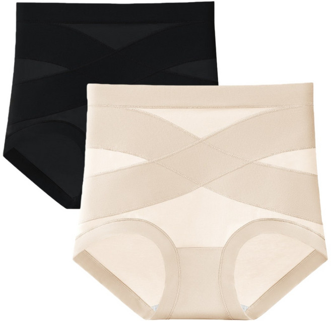 Niftynest 여성 하이웨스트 팬티 통기성 바디랜드 여성보정속옷