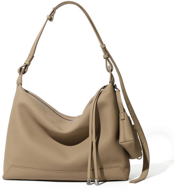 디케이제이디 최상층소가죽 호보백 숄더백 크로스백 사이드파우치