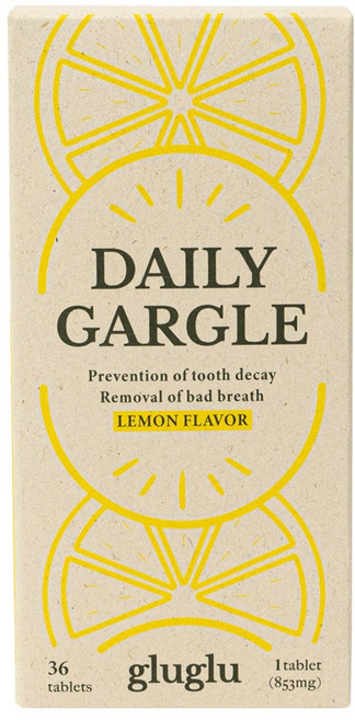 글루글루 입냄새제거 무알콜 고체가글 (1박스x36정), 30.7g, 2개, 레몬향