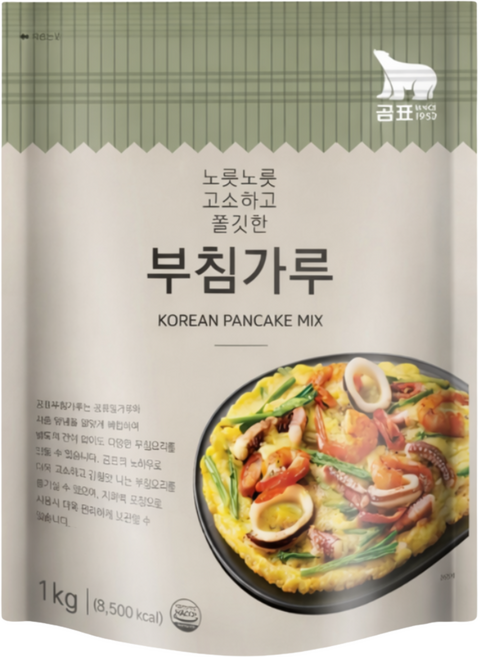 부침가루 1kgｘ(박스) 곰표, 1kg, 10개