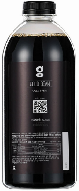 골드빈 더치 브라질 산토스 액상커피, 1개, 1L, 1개입