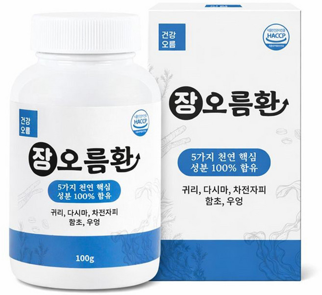 건강오름 장오름환 5가지 자연원료 복합환 1개월분, 1개, 100g