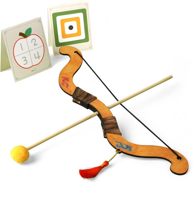 아트랄라 전통 활 쏘기 명절만들기 민속 양궁놀이 새해 실내놀이 과녁판, 1개, 단품