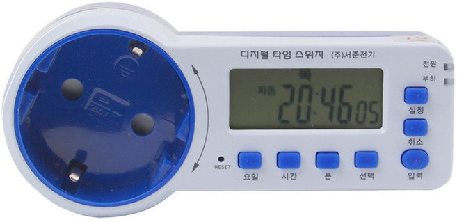 디지털 타이머 콘센트 전기절감기, 1개