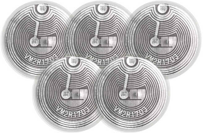 RFID 태그 스마트폰 복사 RF 인레이 CUID 스티커, 5개, CUID 인레이 태그 (82A)
