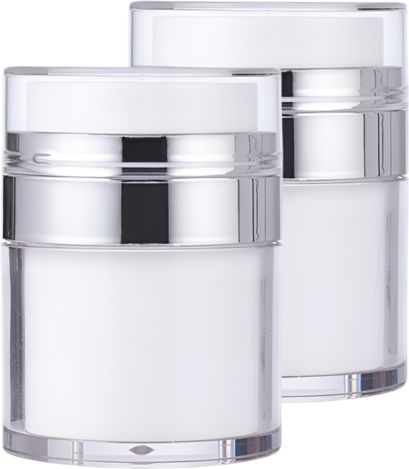 하루생활 에어리스 진공 크림 공병 30ml, 2개, 진공펌핑용기 30ml