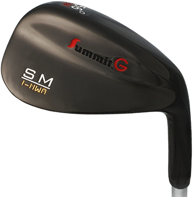 아화 SM 블랙 골프웨지 48도 52도 56도 60도 62도 64도 카본 스틸 남성 여성, S