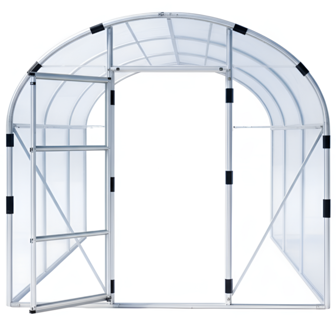 농가온 조립식 비닐하우스 대형 온실 하우스 파이프 자재 3m 4m 설치 자재 창고, 4x3x2m