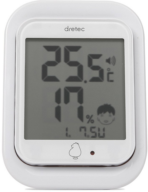 드레텍 온습도계 O-293, 화이트, 1개