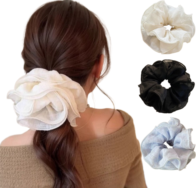 하와이안서프 에어리 플로우 곱창 머리끈 3종 세트(3P)