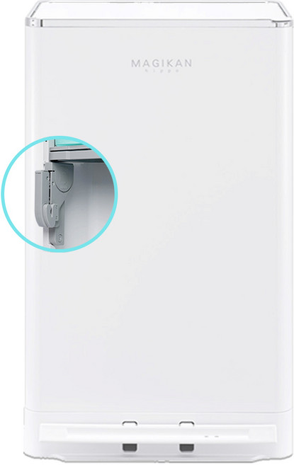 매직캔 오토실링 크롬히포II 21L 27L MH250 MH280 듀얼 오픈시스템 기본리필장착, 02_27L-화이트(오토)-MH280WCRA