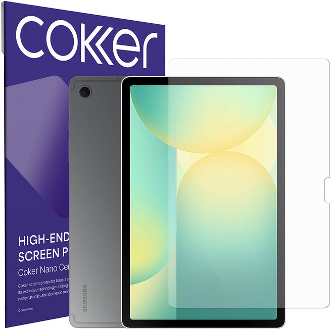 코커 갤럭시탭 S10 /S10+ 종이질감 블루라이트차단 저반사 지문방지 항균 액정보호필름, 1개