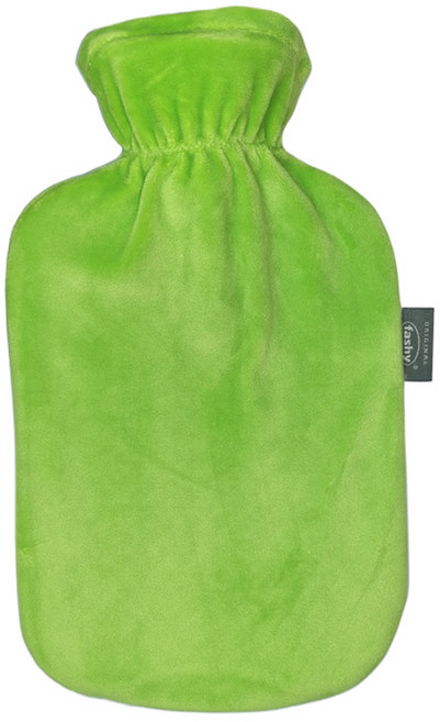파쉬 독일 파쉬 보온물주머니 2L+부드러운 벨벳커버 / 핫팩 찜질팩, 2L 벨벳커버-네온그린, 1개