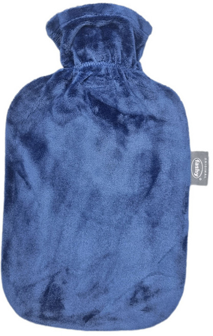 독일정품 파쉬Fashy 보온물주머니 2L+벨벳커버-네이비 보온핫팩 찜질팩 공식수입원, 네이비, 2L+벨벳커버