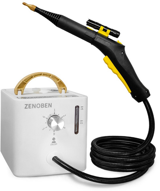 제노벤 스팀청소기 고압 살균 올인원 가정용 차량용, 3세대 회이트