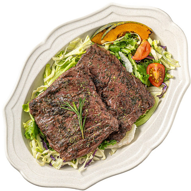 고기중독 프리미엄 안창살 시즈닝 스테이크 2인분, 1개, 600g