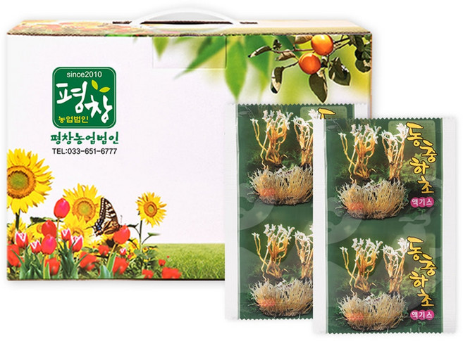 [평창농업법인] 동충하초100% 눈꽃동충하초즙(120mlX50팩), 120ml, 50개