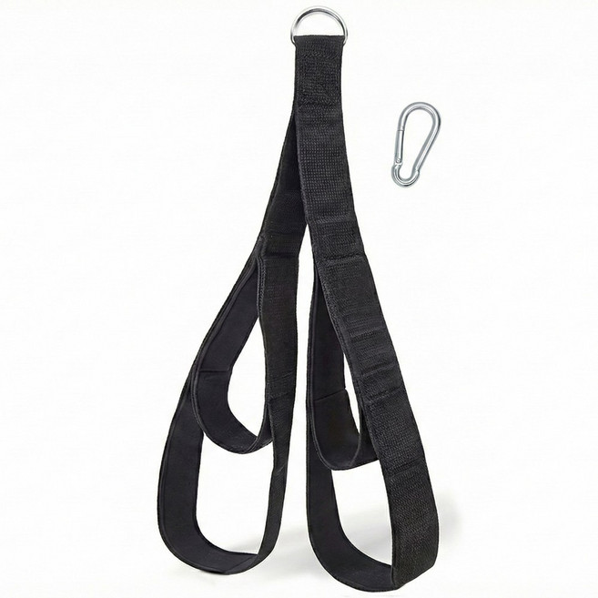 트라이셉스 로프바 삼두 케이블 헬스그립 그립바 운동기구, 1개