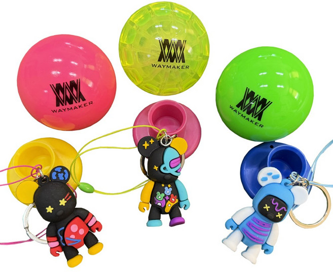 캐릭터 파크골프티 티걸이세트 분실방지 스페이스 베어 카툰 베어 멜빵바지 토끼 실리콘티 고무티 파크골프용, 1개, 파크골프티(핑크)