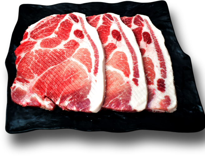 (내일도착) 미트컷 왕목살(목전지) 구이용 10kg, 1kg, 10개