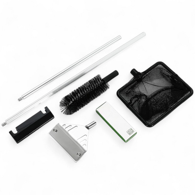 코지아워 교체형 올인원 수족관 어항 스크래퍼, 실버, 1개