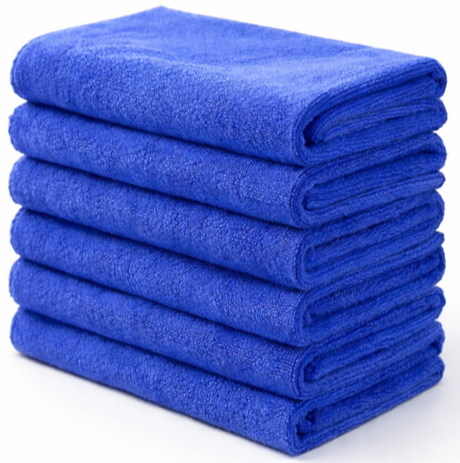 다용도 극세사 손걸레 수건 30x30, 블루, 20개